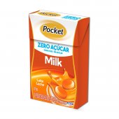 Bala Pocket Milk Zero Açúcar com 23g