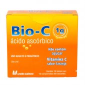 Vitamina C Bio-C Sabor Laranja 30 comprimidos efervecentes