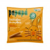 Biscoito Infantil Papapá Palitinhos de Vegetais Cenoura e Grão-de-Bico 20g