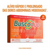 Buscoduo Paracetamol 500mg + Butilbrometo de Escopolamina 10mg 20 comprimidos