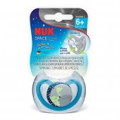 Chupeta NUK Space Glow Tamanho 2 para 6 meses+ Azul com 1 unidade
