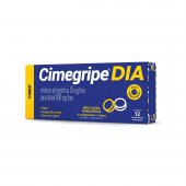 Cimegripe Dia 20mg + 800mg 12 comprimidos