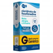 Cloridrato de Fexofenadina 120mg 10 Comprimidos EMS Genérico
