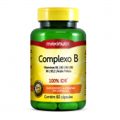 Complexo B 100% IDR Maxinutri 60 cápsulas