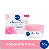 Creme Hidratante Facial em Gel Nivea Aqua Rose com 50ml