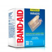 Band-Aid Curativos Tamanhos Variados com 30 unidades