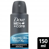 Desodorante Dove Men +Care Cuidado Total Antitranspirante Aerosol Masculino com 150ml