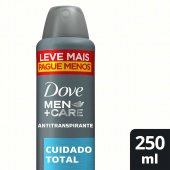 Desodorante Antitranspirante Aerosol Dove Men +Care Cuidado Total com 250ml
