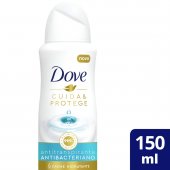 Desodorante Dove Cuida & Protege Antibacteriano Aerosol Antitranspirante com 150ml