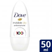 Desodorante Antitranspirante Roll-On Dove Invisible Dry com 50ml