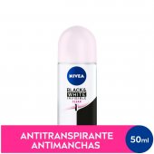 Desodorante Antitranspirante Roll-On Nivea Invisible Black & White Clear Feminino com 50ml