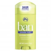 Desodorante Ban Powder Fresh Sólido Invisível Antitranspirante 73g