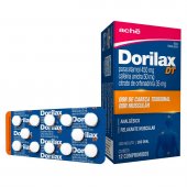 Dorilax DT Paracetamol 450mg + Cafeína Anidra 50mg + Citrato de Orfenadrina 35mg 12 comprimidos