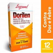 Dorilen Dipirona 500mg + Adifenina 10mg + Prometazina 5mg 12 comprimidos