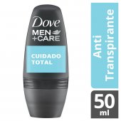 Desodorante Dove Men+Care Cuidado Total Roll-On Antitranspirante com 50ml