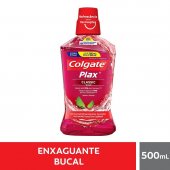 Enxaguante Antisséptico Bucal Colgate Plax Classic Splash Zero Álcool com 500ml