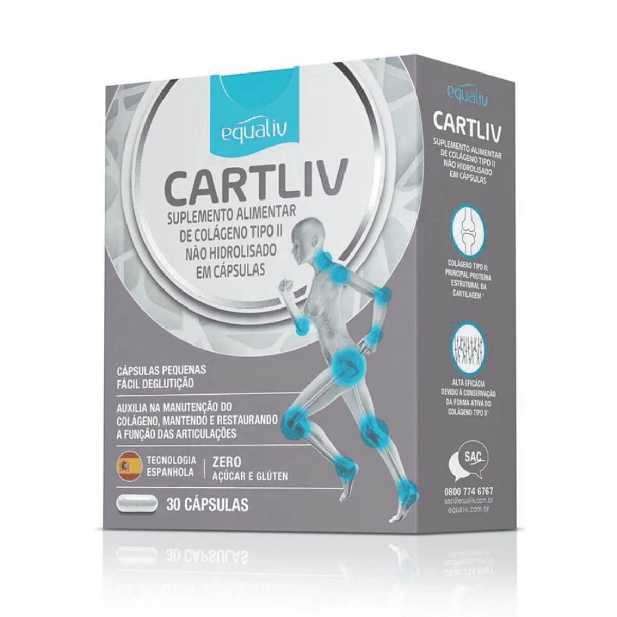 Colágeno Cartliv Ultra MDK com 60 Cápsulas com menor preço