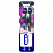 Escova de Dente Oral B Indicator Black Sensitive com Carvão 2 unidades