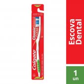 Escova de Dente Colgate Classic Clean com 1 unidade