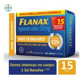 Flanax Naproxeno Sódico 550mg 15 comprimidos