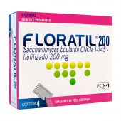 Probiótico Floratil 200mg 4 envelopes de 1g
