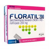 Probiótico Floratil 200mg 6 envelopes de 1g