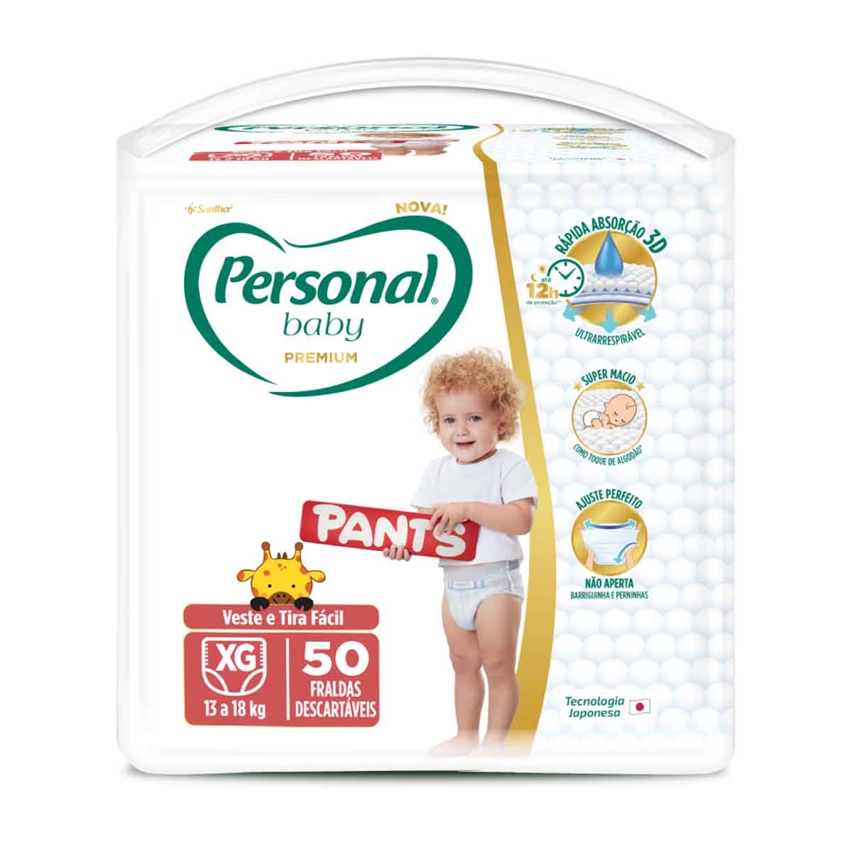 Fralda Personal Baby Premium Pants GG 34 unidades - Oferta