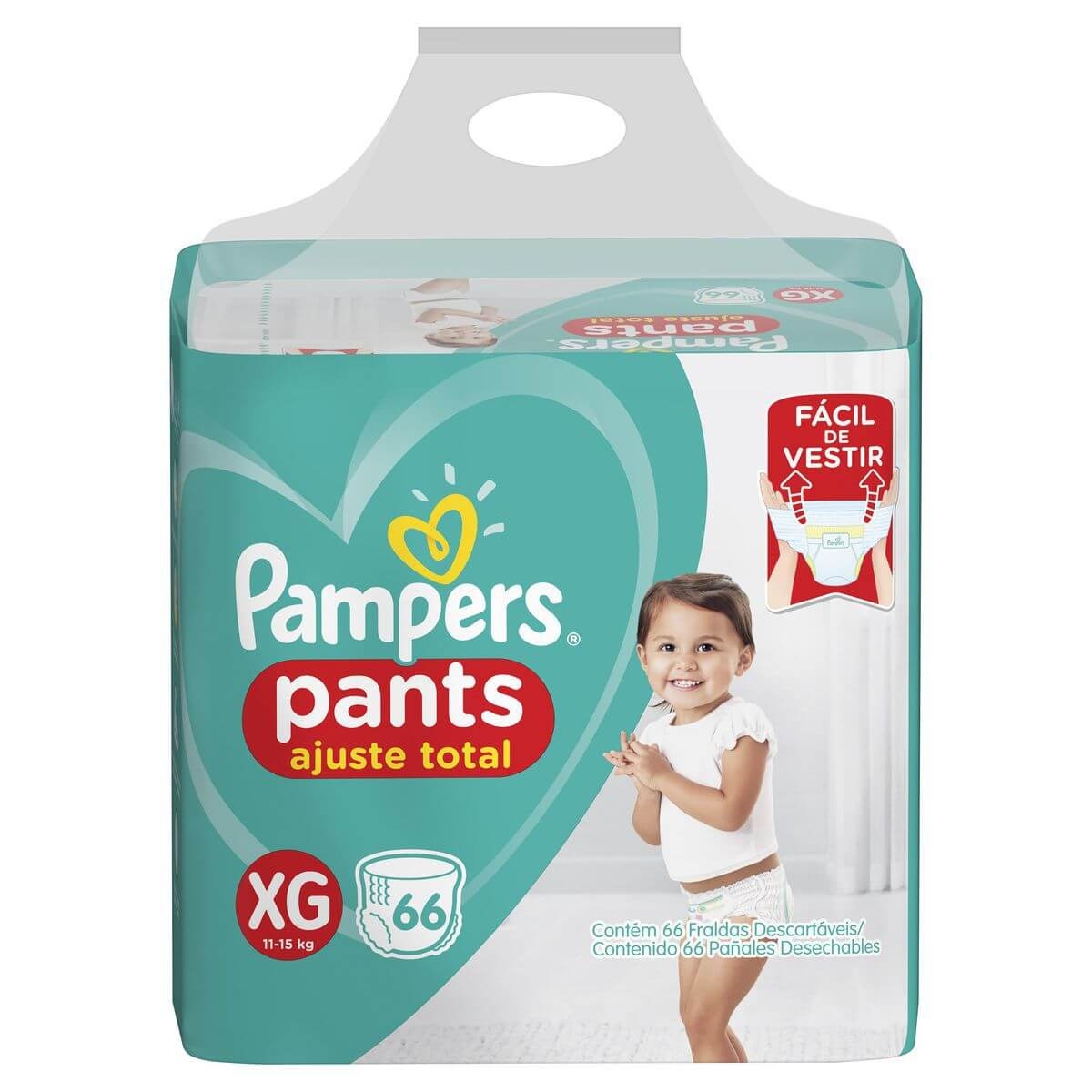 Fralda Pampers Premium Care Pants 96 Unidades - XG e outros tamanhos