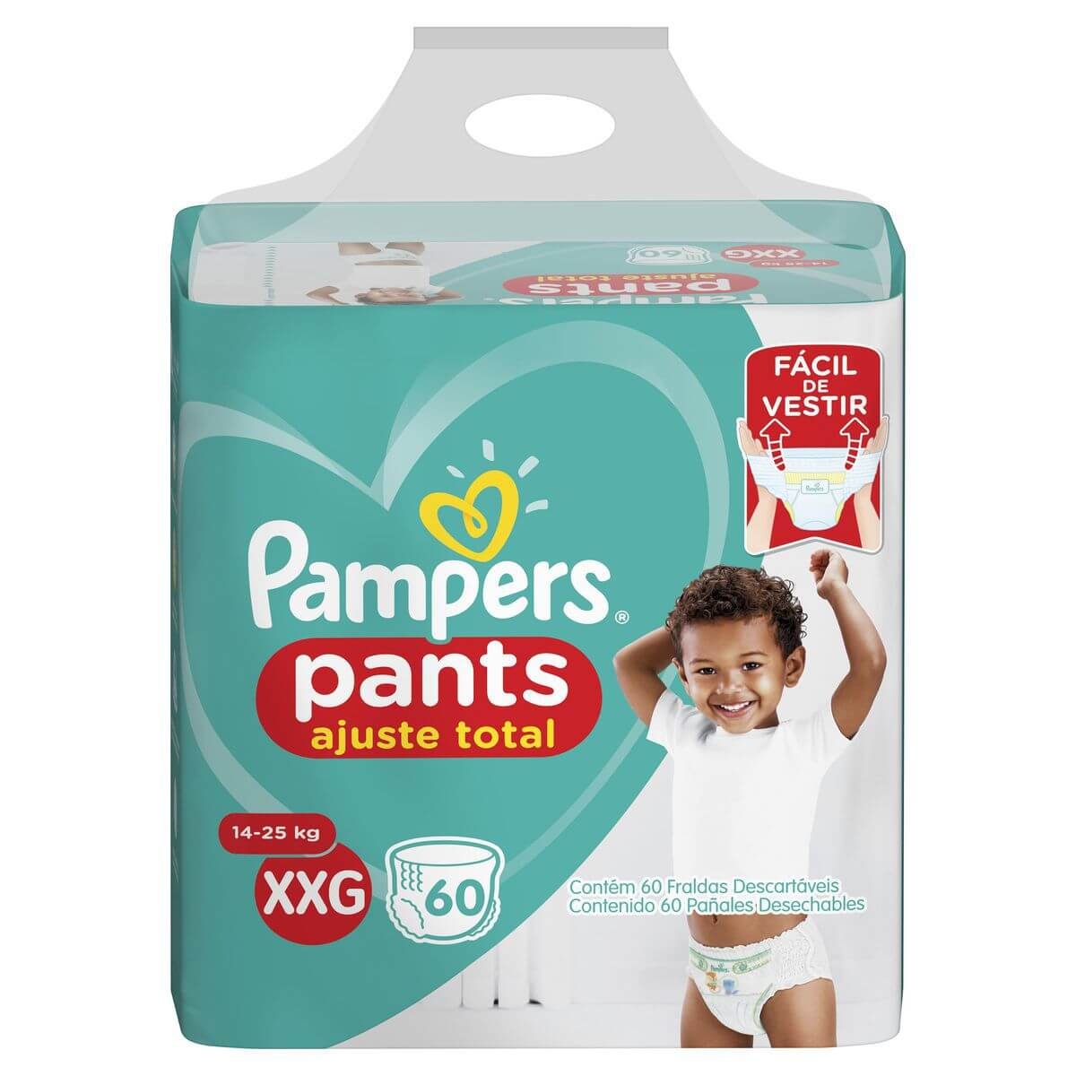 Fralda Descartável Infantil Pants Premium Care XXG Pampers Pacote com 90  Unidades - Sam's Club