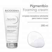 Gel de limpeza facial e corporal Bioderma Pigmentbio Foaming com 200ml