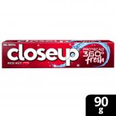 Pasta de Dente em Gel Closeup Proteção 360° Fresh Red Hot com 90g