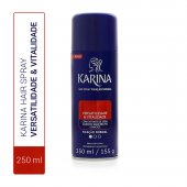 Hair Spray Karina Versatilidade & Vitalidade Fixação Normal com 250ml