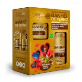 Kit Banho de Verniz Forever Liss Shampoo com 300ml + Máscara com 250g