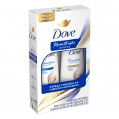 Kit Dove Restauração + Queratina Shampoo 350ml + Condicionador 175ml