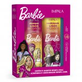 Kit Impala Barbie Lisos Brilhantes Shampoo + Condicionador 250ml cada