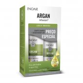 Kit Inoar Argan Infusion Liso e Sedoso com 1 Shampoo de 500ml + 1 Condicionador de 250ml