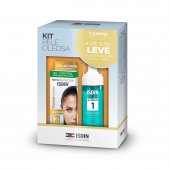 Kit Facial Isdin Protetor Solar Fusion Water FPS 60 50ml + Espuma de Limpeza Oily Skin Acniben 1 150ml