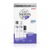 Kit Nioxin Sistema 6 Shampoo com 300ml + Condicionador com 300ml + Leave-In com 100ml