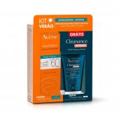 Kit Verão Avène Mat Perfect Antiacne FPS60 com 40g + Gel de Limpeza Cleanance com 40g
