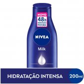 Loção Deo-Hidratante Nivea Milk Hidratação Profunda 200ml