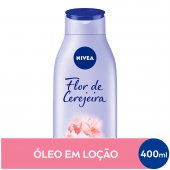 Loção Deo-Hidratante Nivea Óleos Essenciais Flor de Cerejeira com 400ml