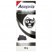 Máscara Facial Asepxia Carvão Detox com 30g