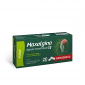 Maxalgina Dipirona Monoidratada 1g 20 Comprimidos