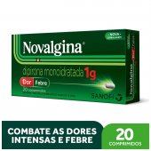 Novalgina 1g 20 Comprimidos