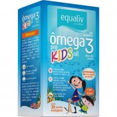 Ômega 3 Equaliv Pro Kids Oil sabor Laranja 30 cápsulas mastigáveis