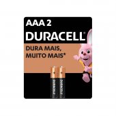 Pilha AAA Duracell 2 unidades