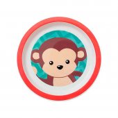 Prato Raso Buba Baby Animal Fun Macaco com 1 unidade