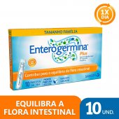 Probiótico Enterogermina Plus 10 frascos de 5ml - Tamanho Família