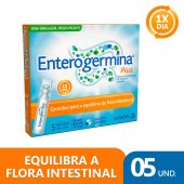 Probiótico Enterogermina Plus 5 frascos de 5ml