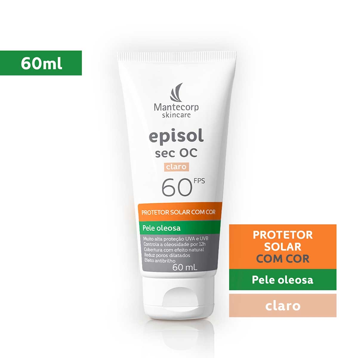 SPF 70 Sunscreen With Color Episol Color Extra Light 40 Ml